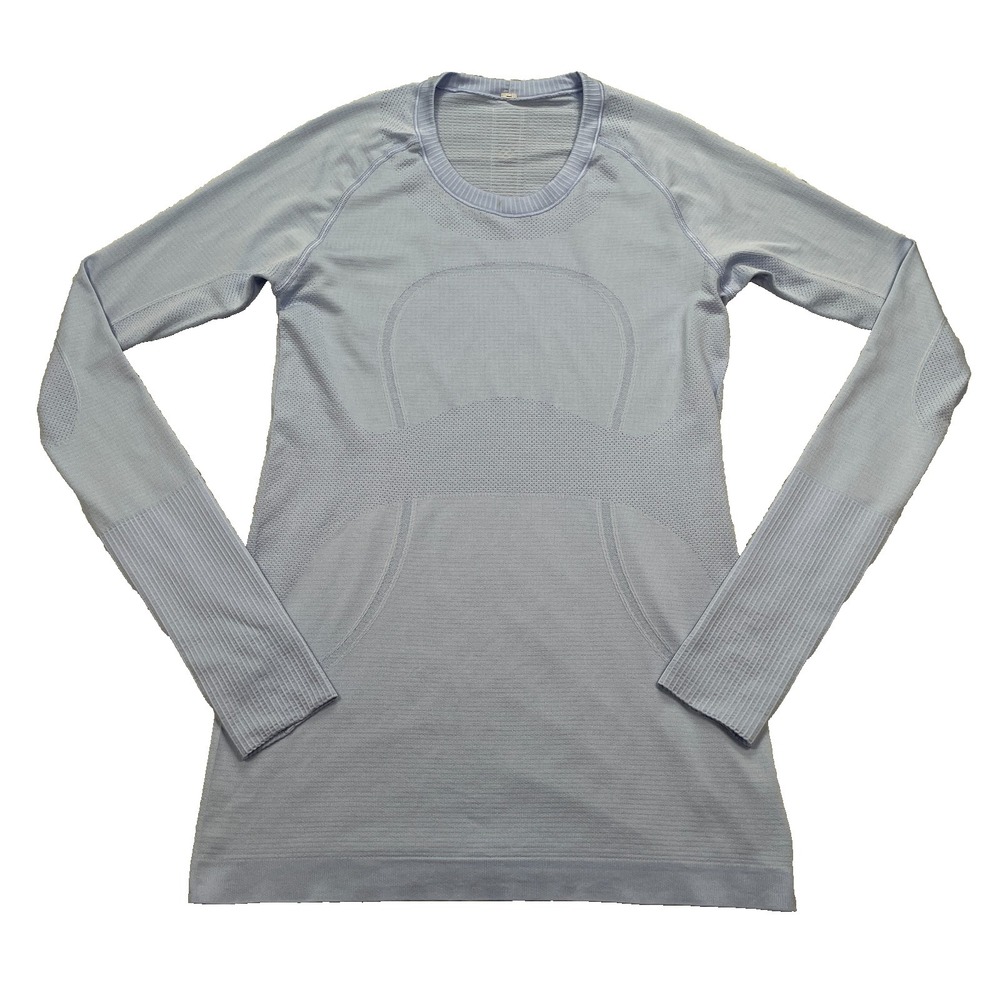 LULULEMON Swiftly Tech Long Sleeve Blue Run size Small Thumbholes